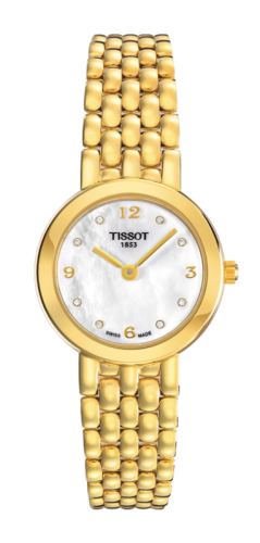 Tissot Caliente Quartz 24.5 Yellow Gold / MOP / Bracelet